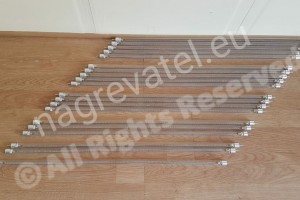 Кварцов нагревател d=18mm L=760mm 600W 230V